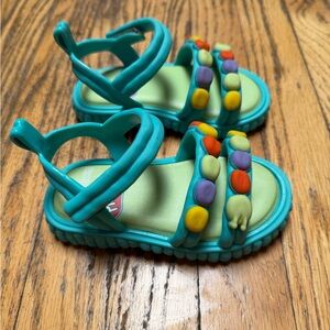 Mini Melissa Play-Doh sandals Sz kids/baby 7 EUC